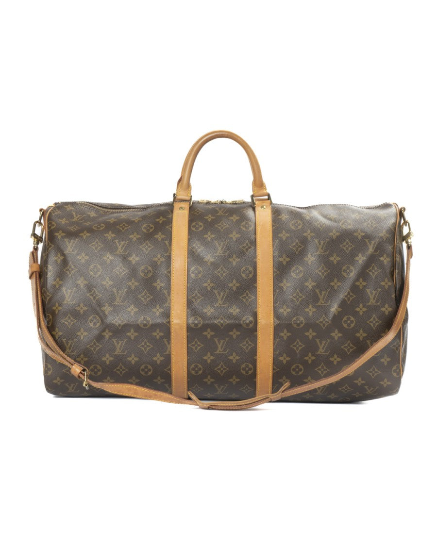 Louis Vuitton Keepall 55 Monogram Bandouliere