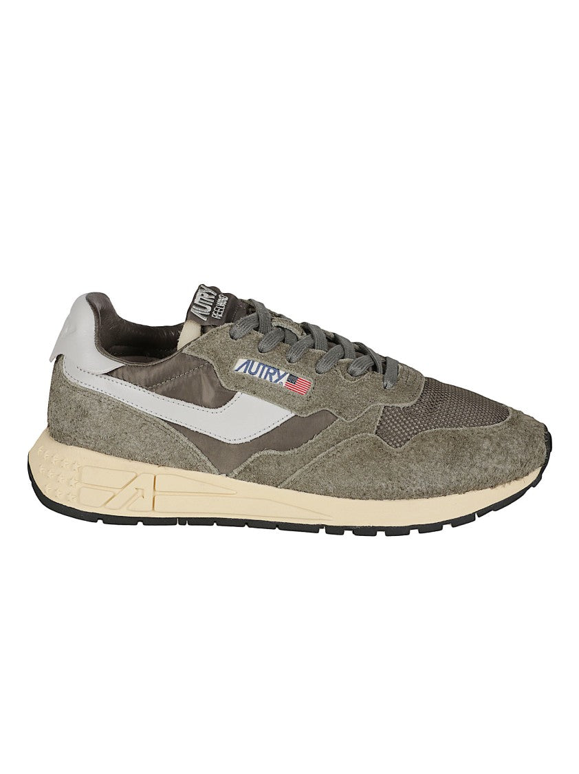 Autry Low-Top Sneakers With Suede And Nylon Panels
