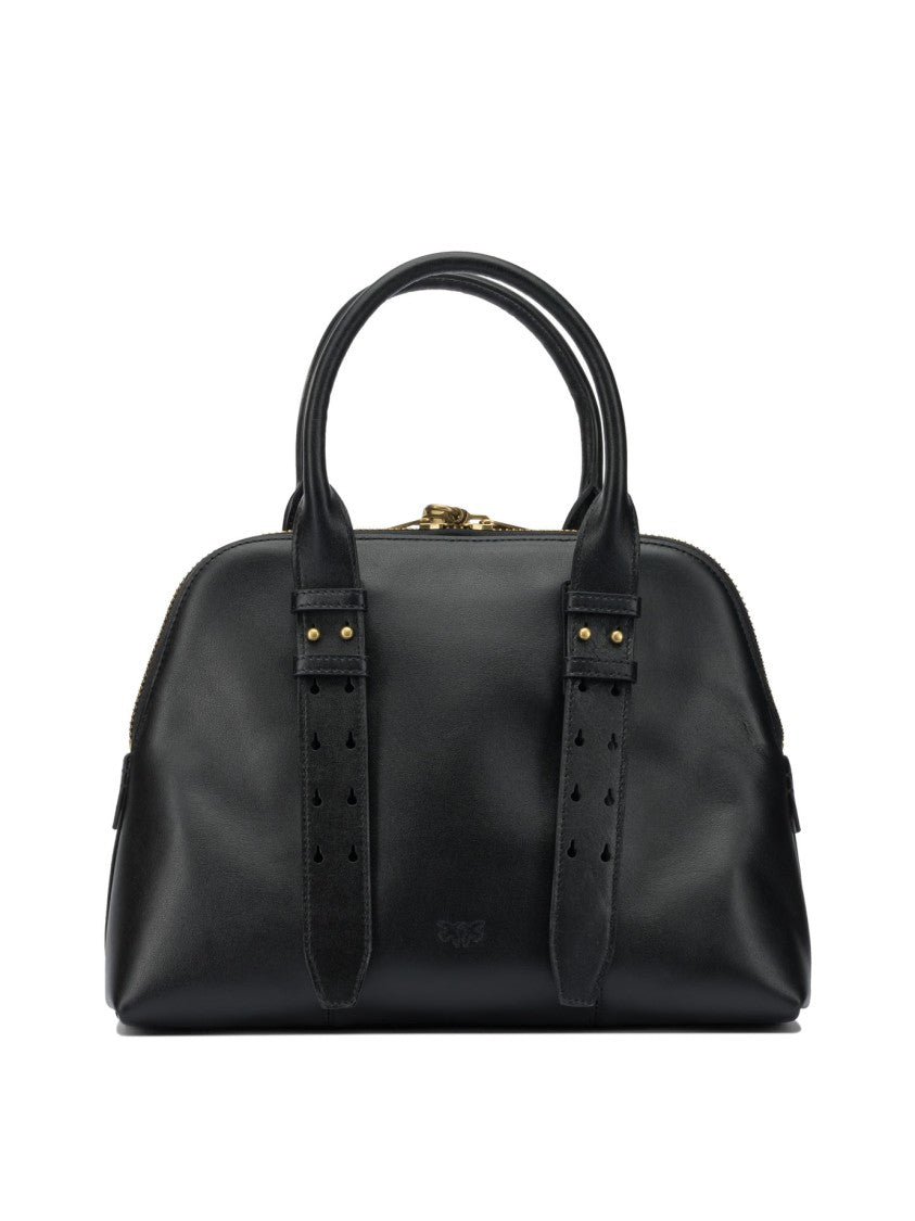 Pinko Black Leather Handbag
