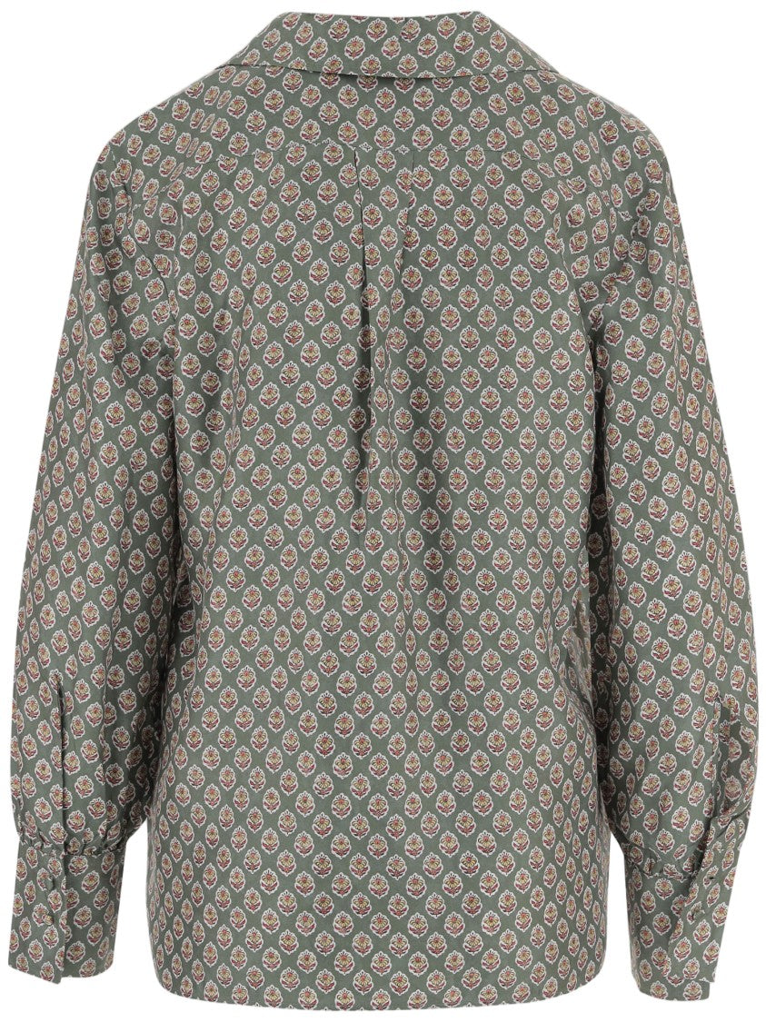 Polo Ralph Lauren Silk Shirt With Floral Pattern