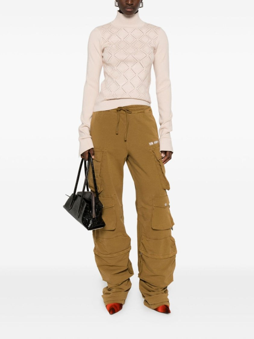 Blugirl Textured Diamond Knit Sweater