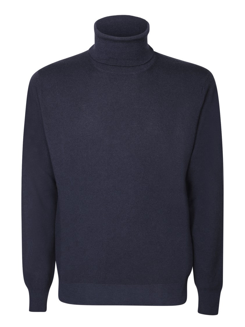 Dell'oglio Blue Wool Blend Knitwear