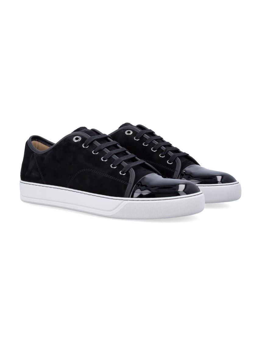 Lanvin Suede Patent Dbb1 Sneakers