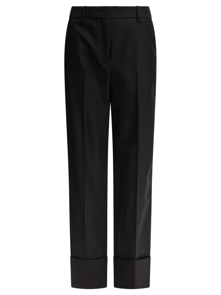 Valentino Tailored Black Wool Trousers