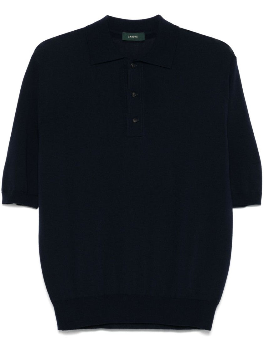 Zanone Relaxed-Fit Cotton Polo With Classic Collar