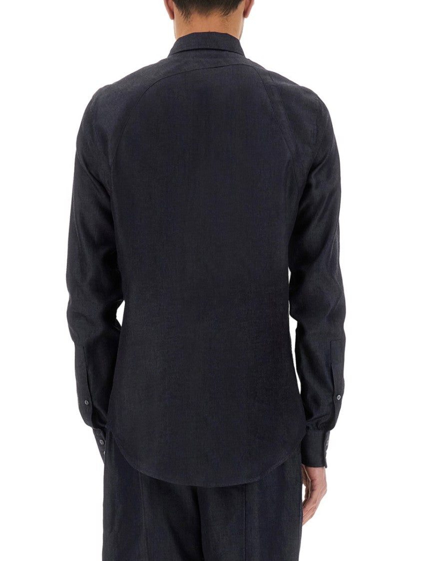 Alexander Mcqueen Harness Shirt With Unique T Buckle Detail