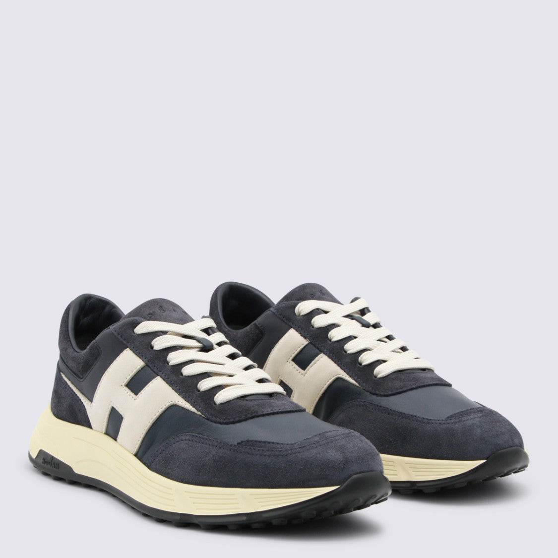 Hogan Navy Leather Sneakers