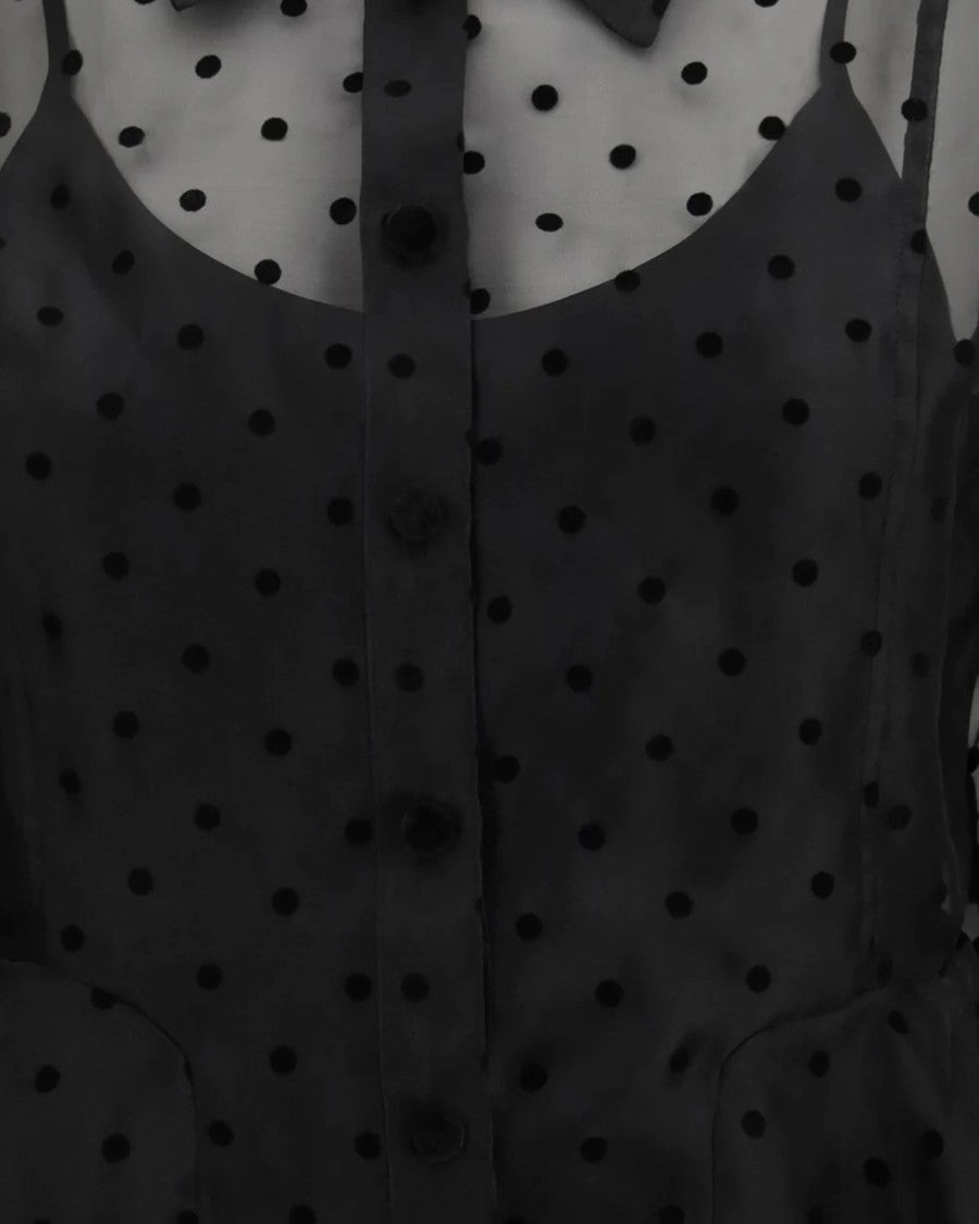 Ganni Peplo Organza Shirt