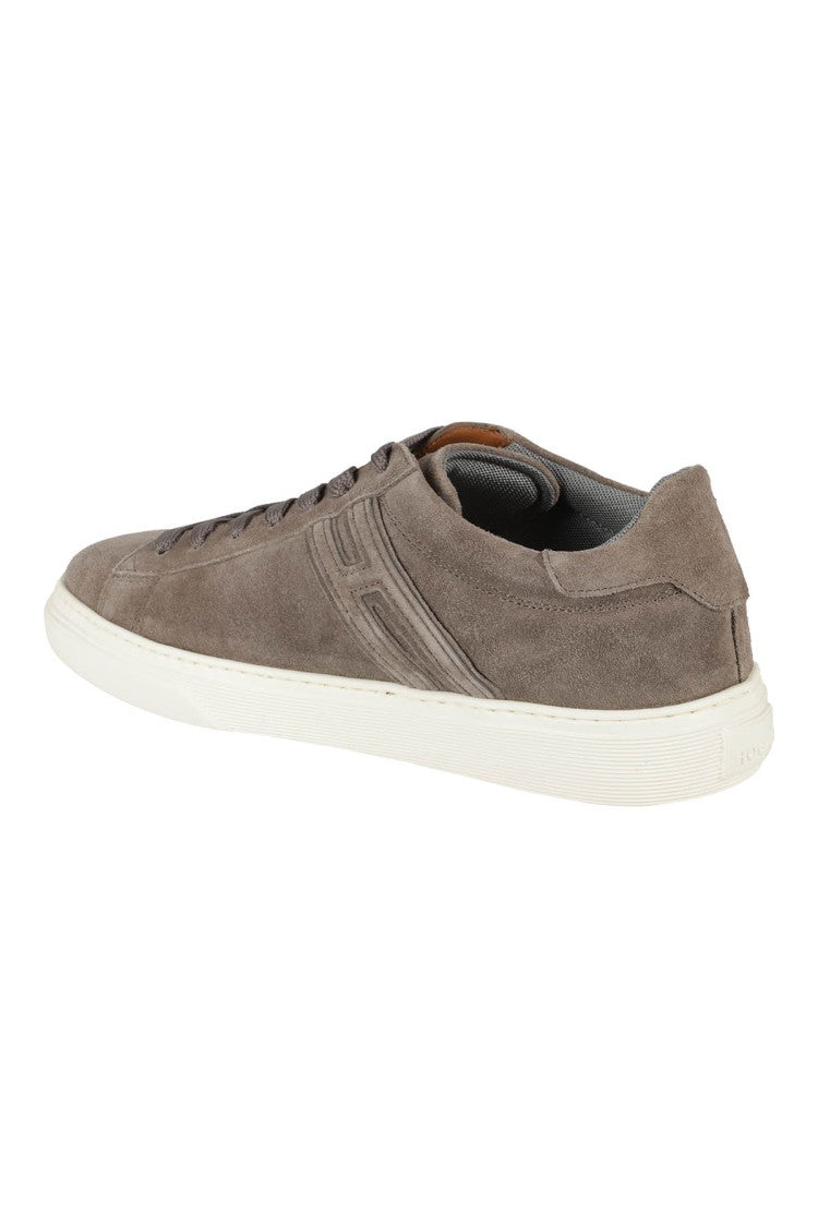 Hogan Gray Suede Sneaker