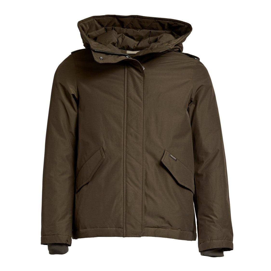 Woolrich Wind-Resistant Short Military Down Jacket