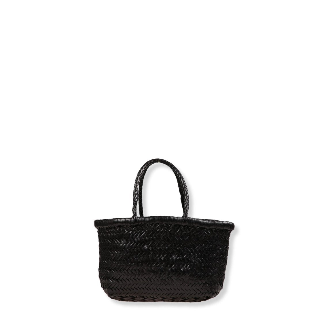 Dragon Diffusion Mini Hand-Braided Leather Basket Tote