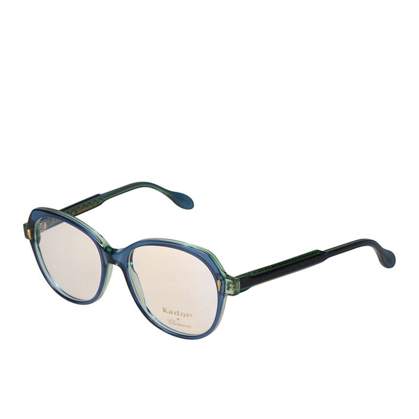 Kador Aida Glamour Translucent Blue-Green Cat-Eye Kador Eyeglasses