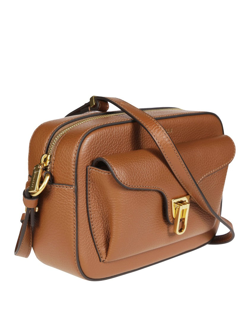 Coccinelle Textured Leather Crossbody Bag