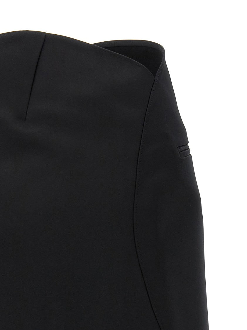 Courrèges 'Circle Satin' Skirt