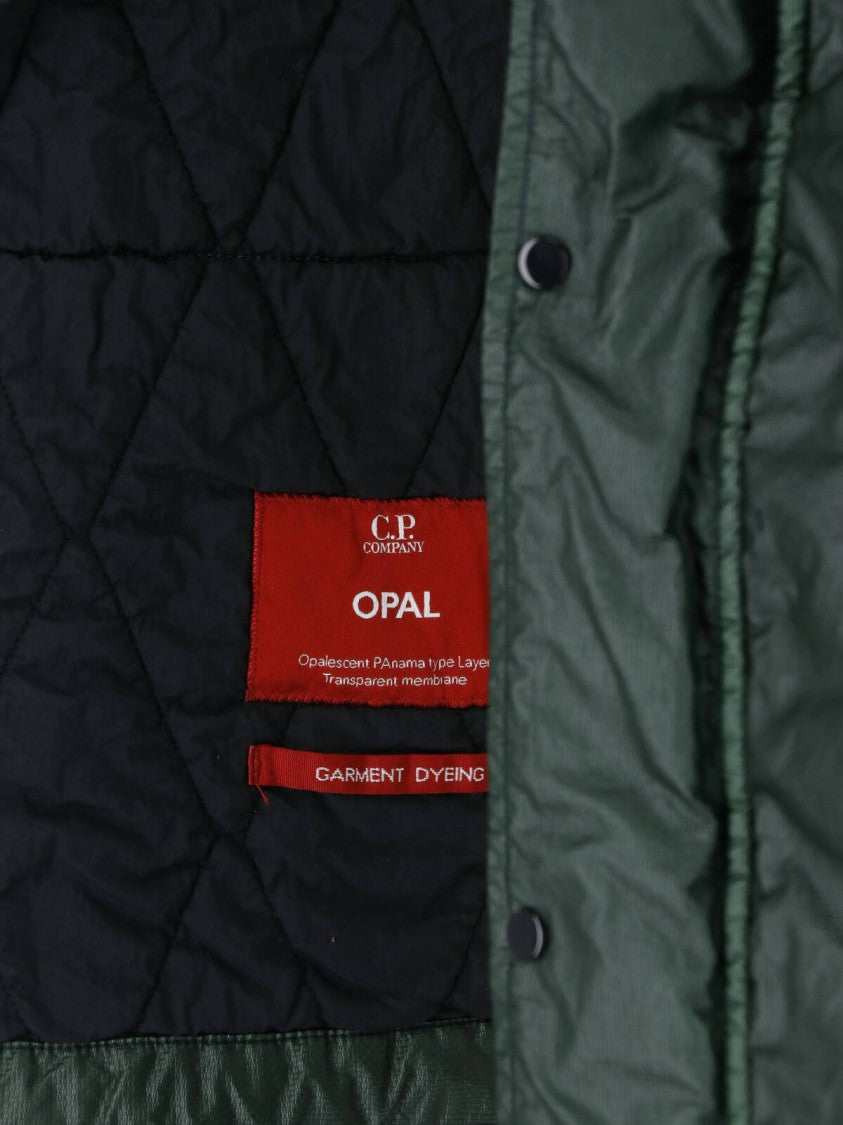 C.P. Company Hooded Jacket With Integrated Goggles And Textured Fabric