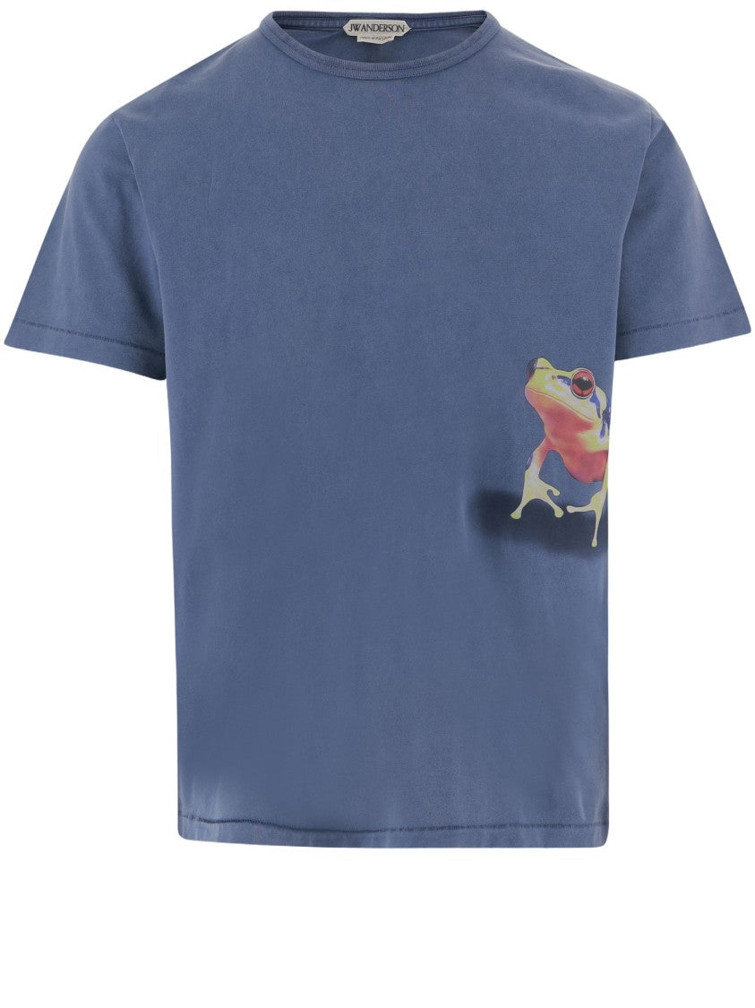 J. W. Anderson Playful Frog Print Cotton T-Shirt