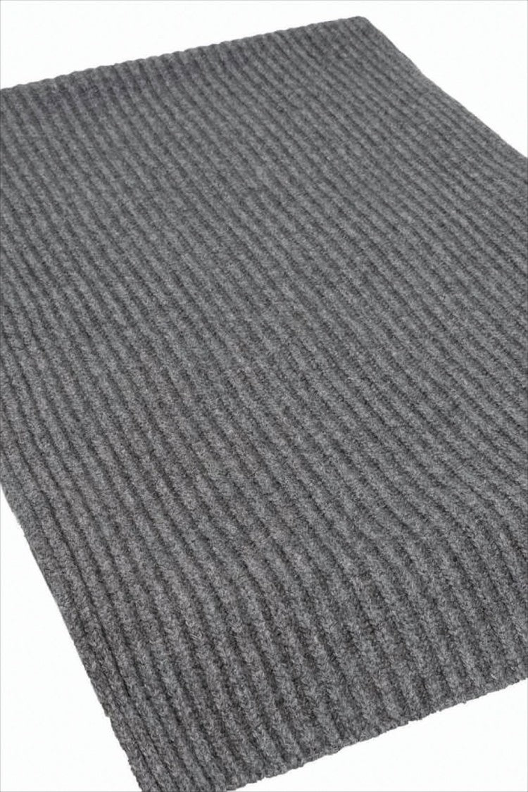 Jil Sander Ribbed Wool Scarf With Subtle Texture