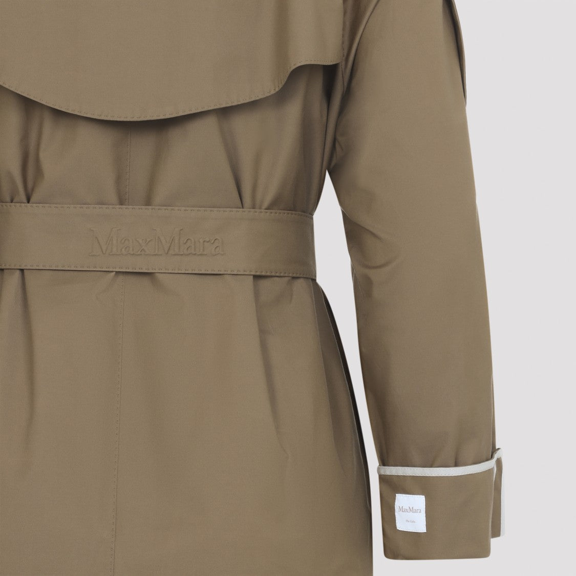 Max Mara The Cube Brown Cotton Blend Coat