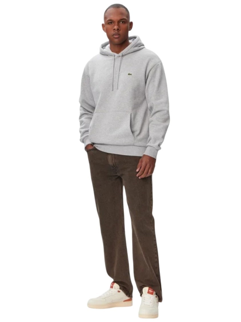 Lacoste Relaxed Fit Embroidered Hooded Sweatshirt
