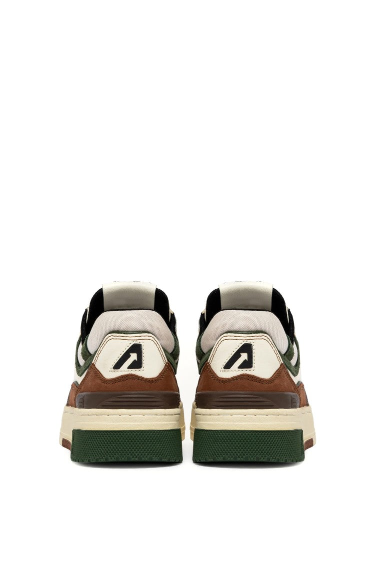 Autry Clc Women’S Basket Sneakers Green-Brown