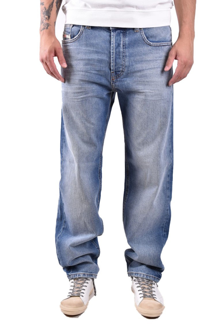 Diesel Relaxed Fit Faded Blue Vintage Jeans