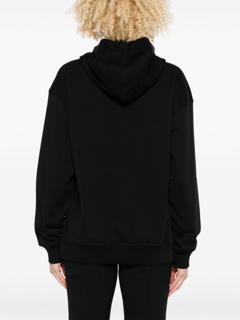 Diesel Relaxed Fit Black Cotton Sweatshirt
