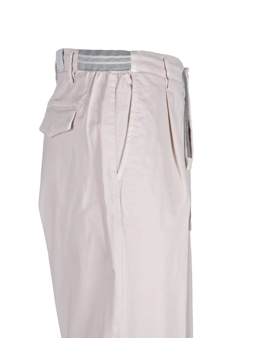 Eleventy Beige Stretch Cotton Regular Fit Chino Pants