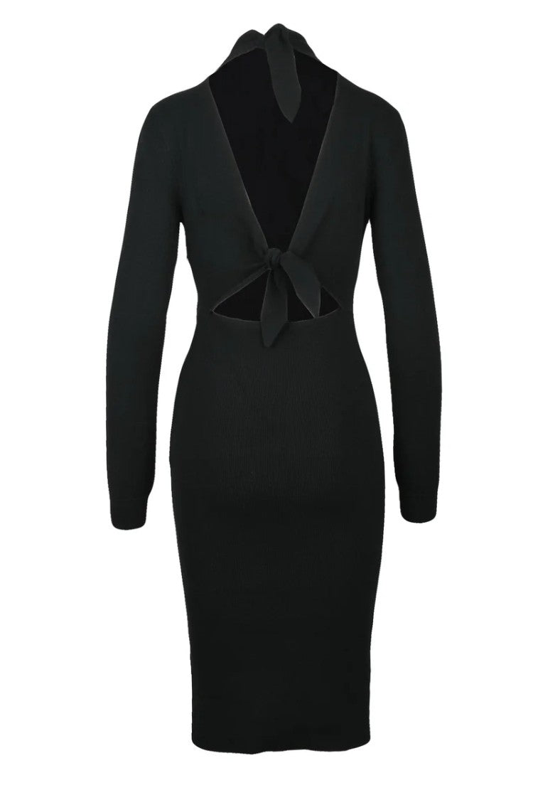 Givenchy Fitted Knit Dress - Black