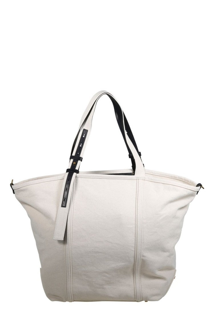 Golden Goose Structured White Handbag With Minimalist Design