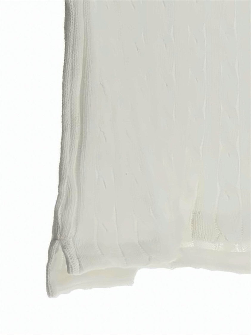 Polo Ralph Lauren Cable Knit Polo Shirt With Classic Collar