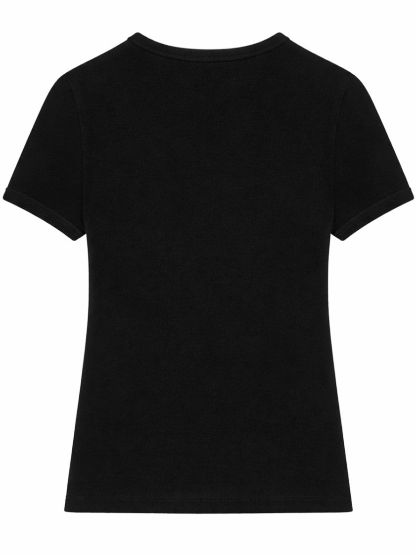 Courrèges Neutral Baby Spongy Cropped Viscose-Blend T-Shirt