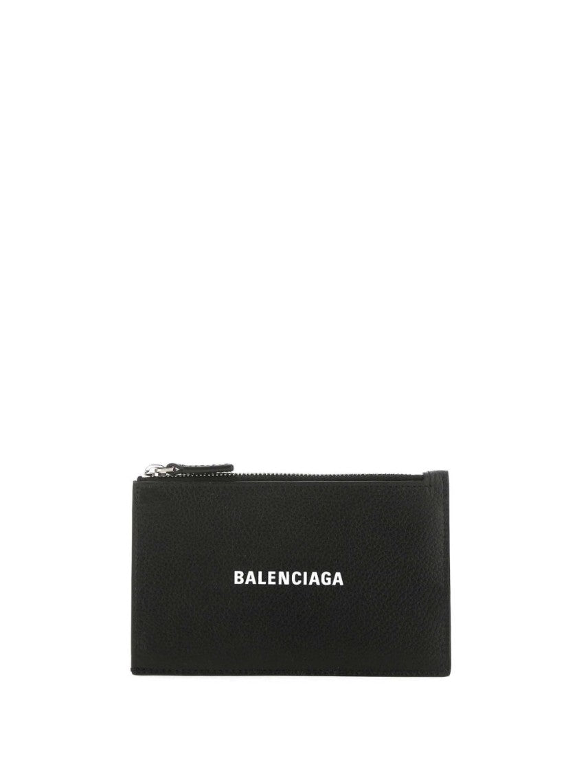 Balenciaga Large Grained Calfskin Coin And Card Holder