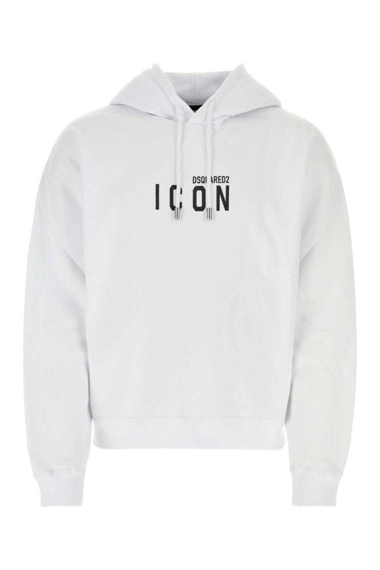 Dsquared2 White Cotton Sweatshirt