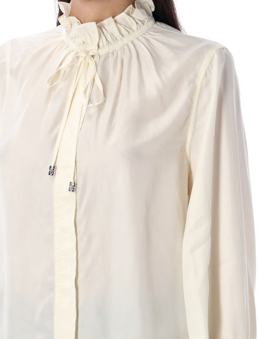Ganni Tie String Blouse