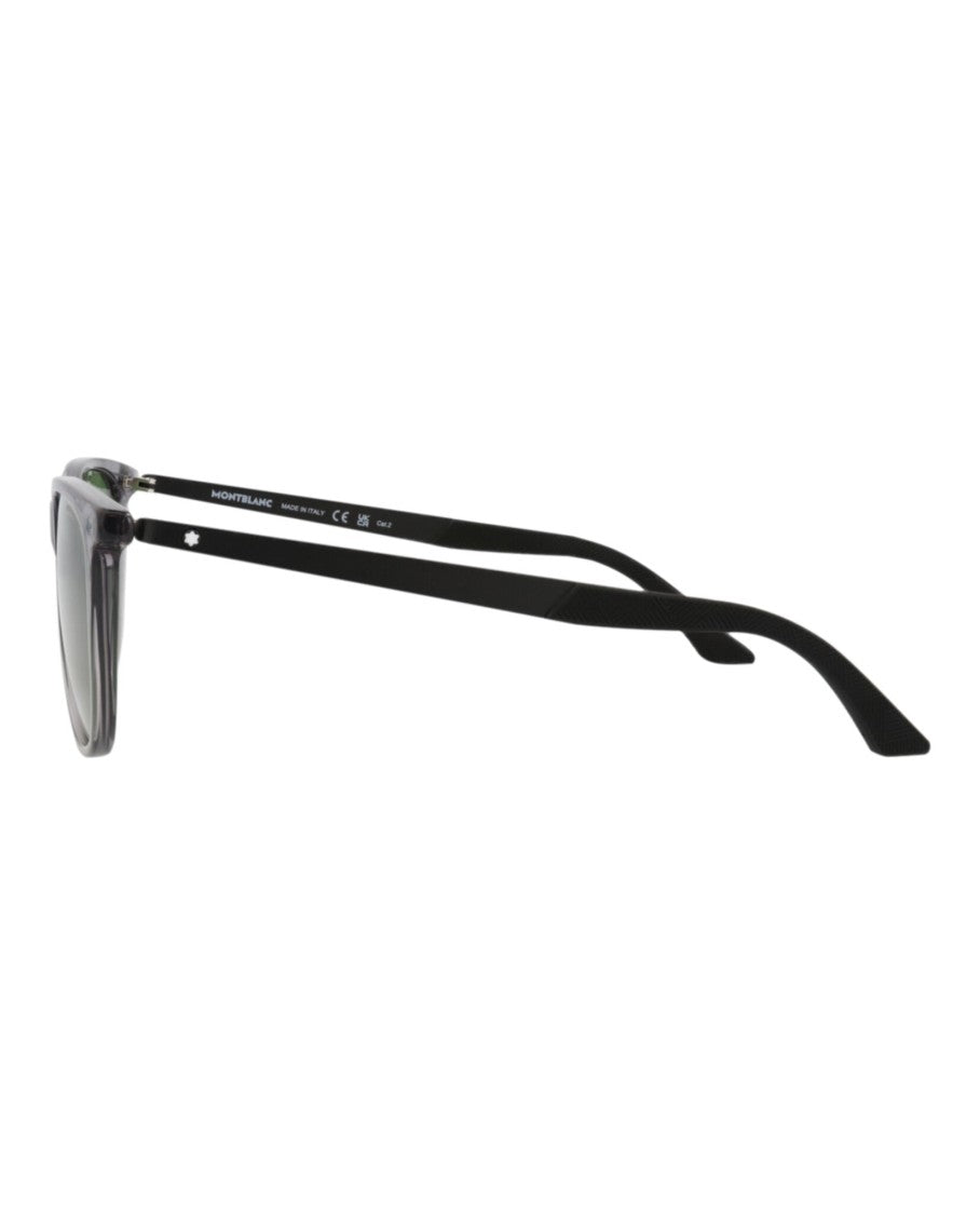 Montblanc Square-Frame Recycled Acetate Sunglasses