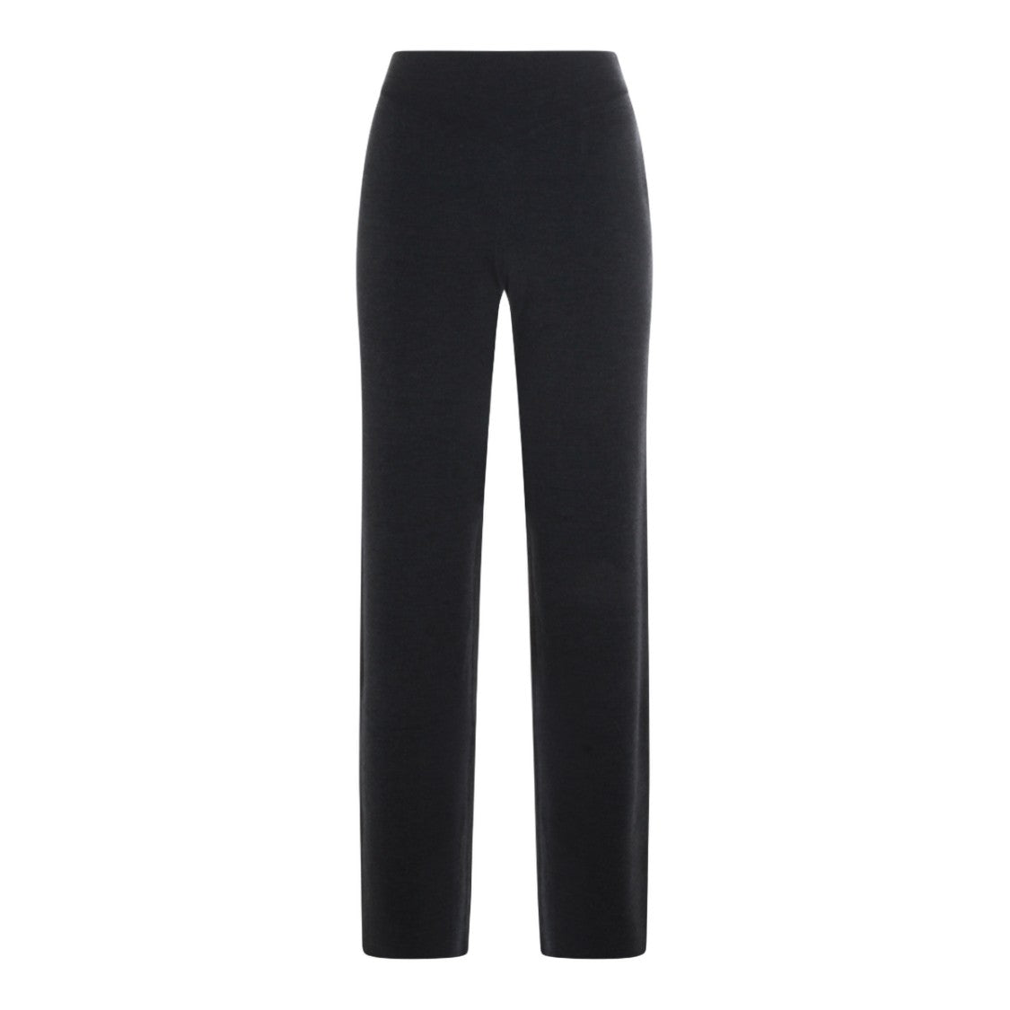 Aya Muse Straight-Leg Trousers With Ribbed High Waistband