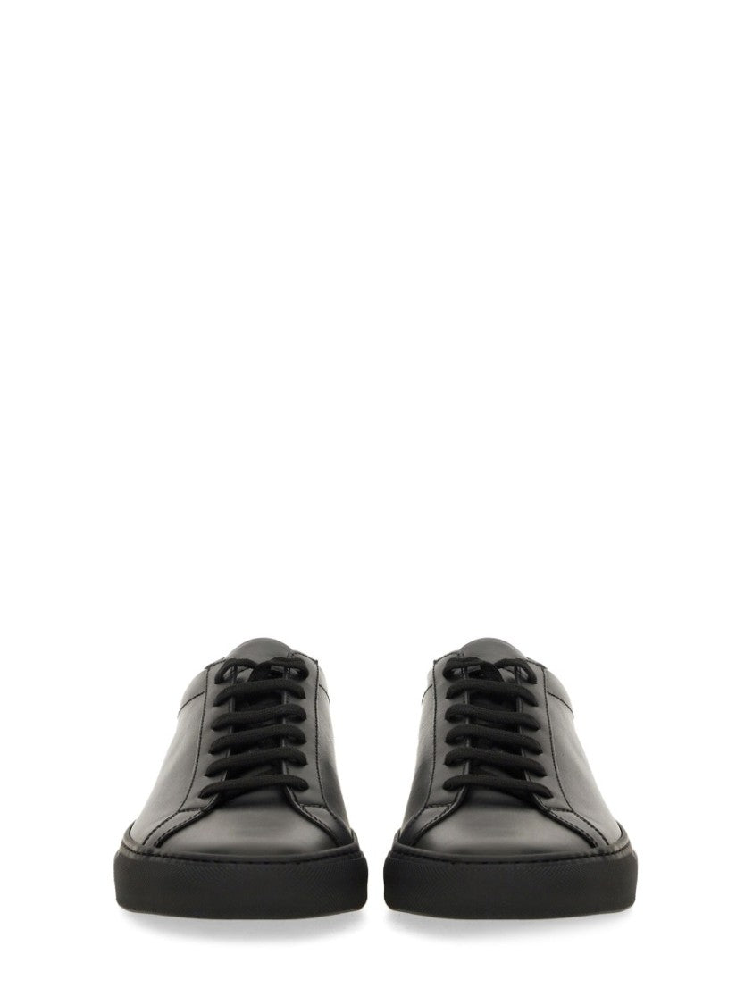 Common Projects White Low Achilles Original Leather Sneakers