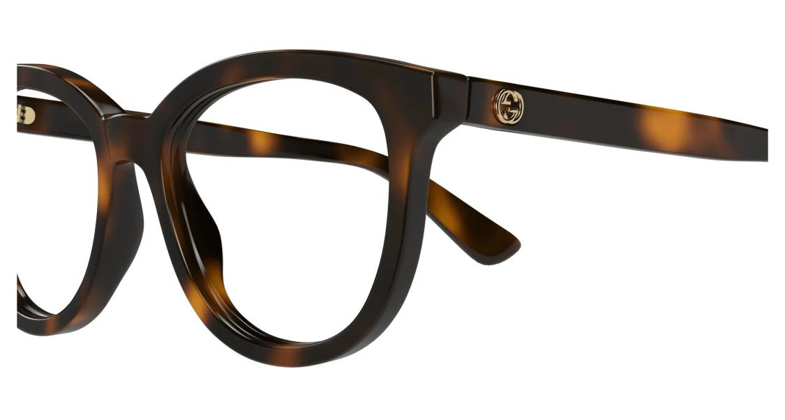 Gucci Eyeglasses Gucci Gg1687o 002 Havana Havana Transpa 52/18/140