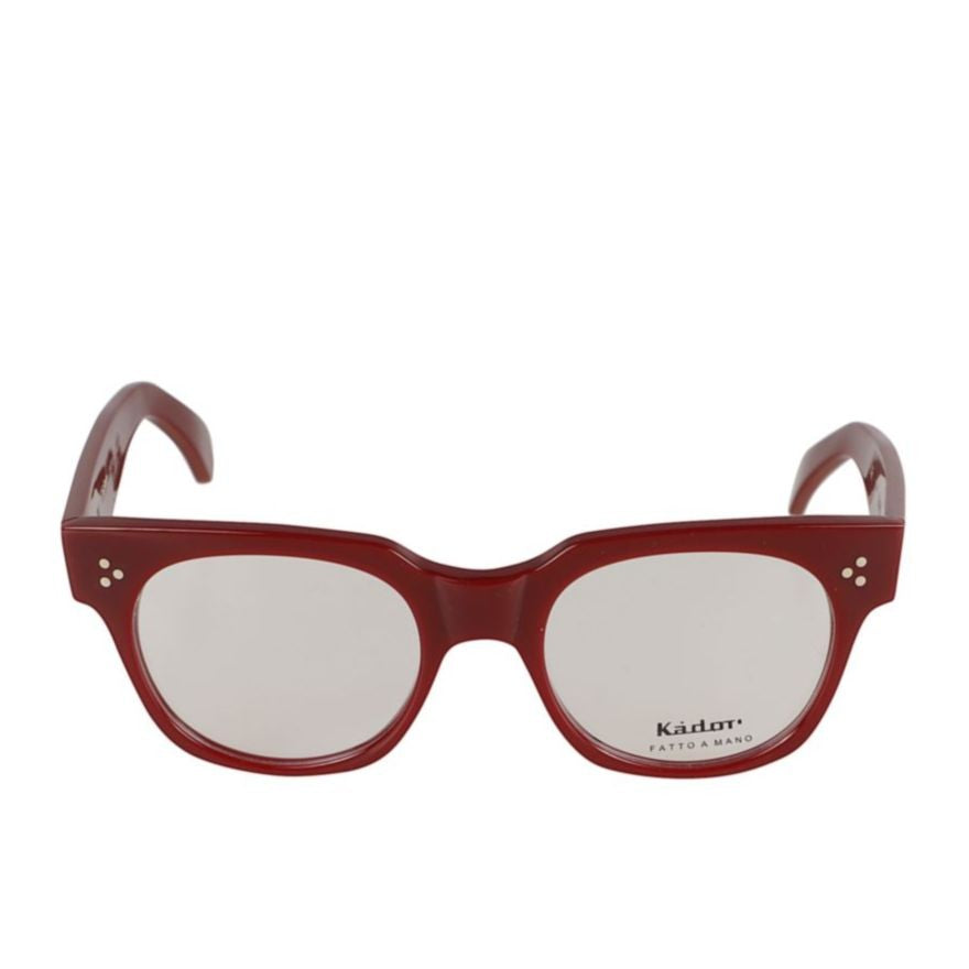 Kador Hampton Bold Rectangular Frame Eyeglasses With Glossy Finish