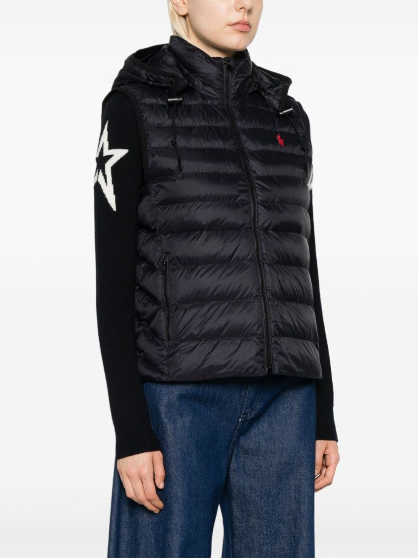 Polo Ralph Lauren Sleeveless Puffer Jacket With High Collar