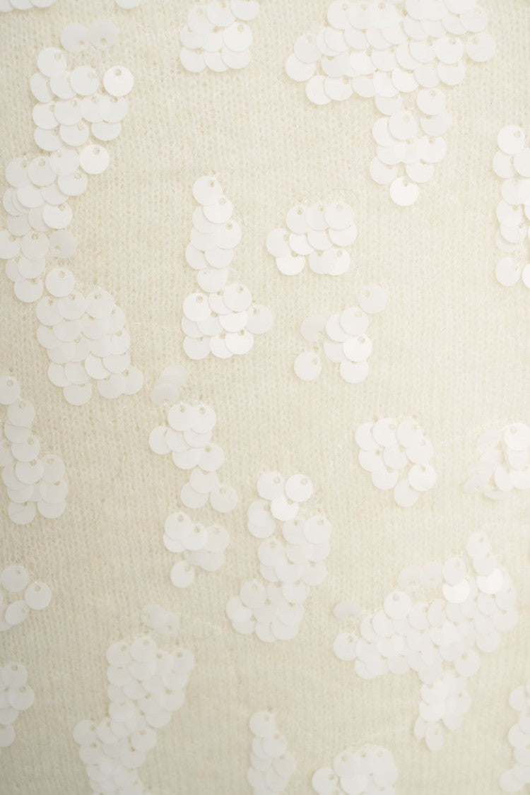 Kaos Oversized Knit Sweater With Sequin Embellishments