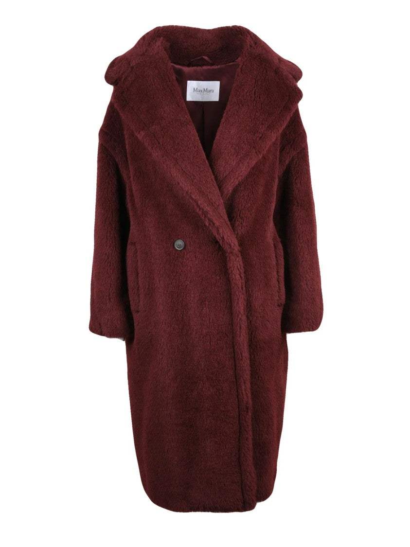 Max Mara Red Alpaca-Blend Tedgirl Coat