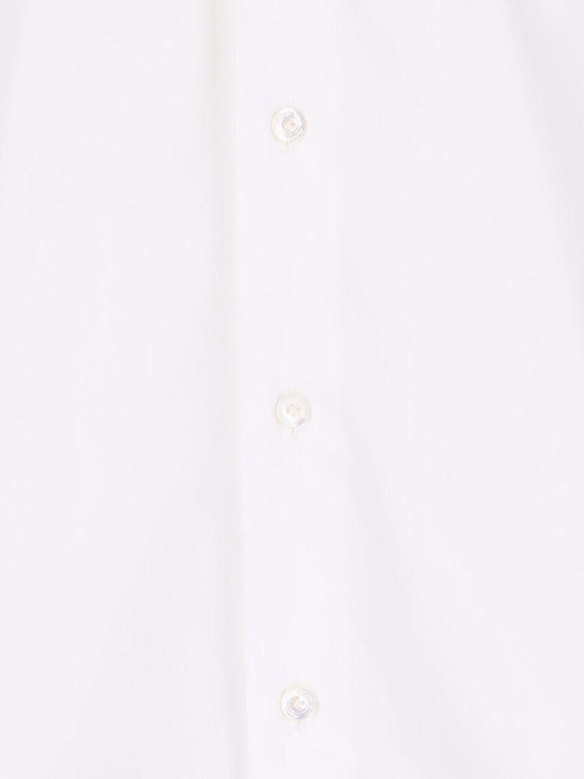 Finamore 1925 "Milano-Zante" White Cotton Shirt