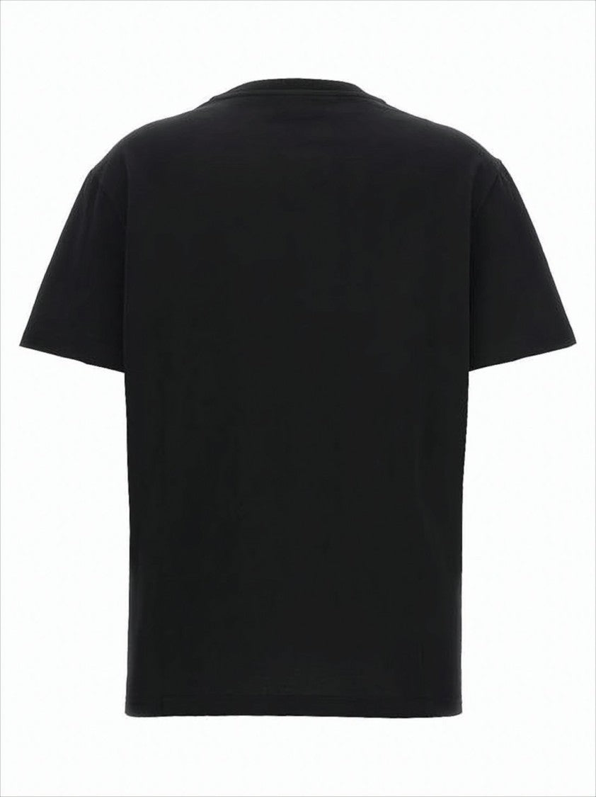 Etro Embroidered Black Cropped T-Shirt