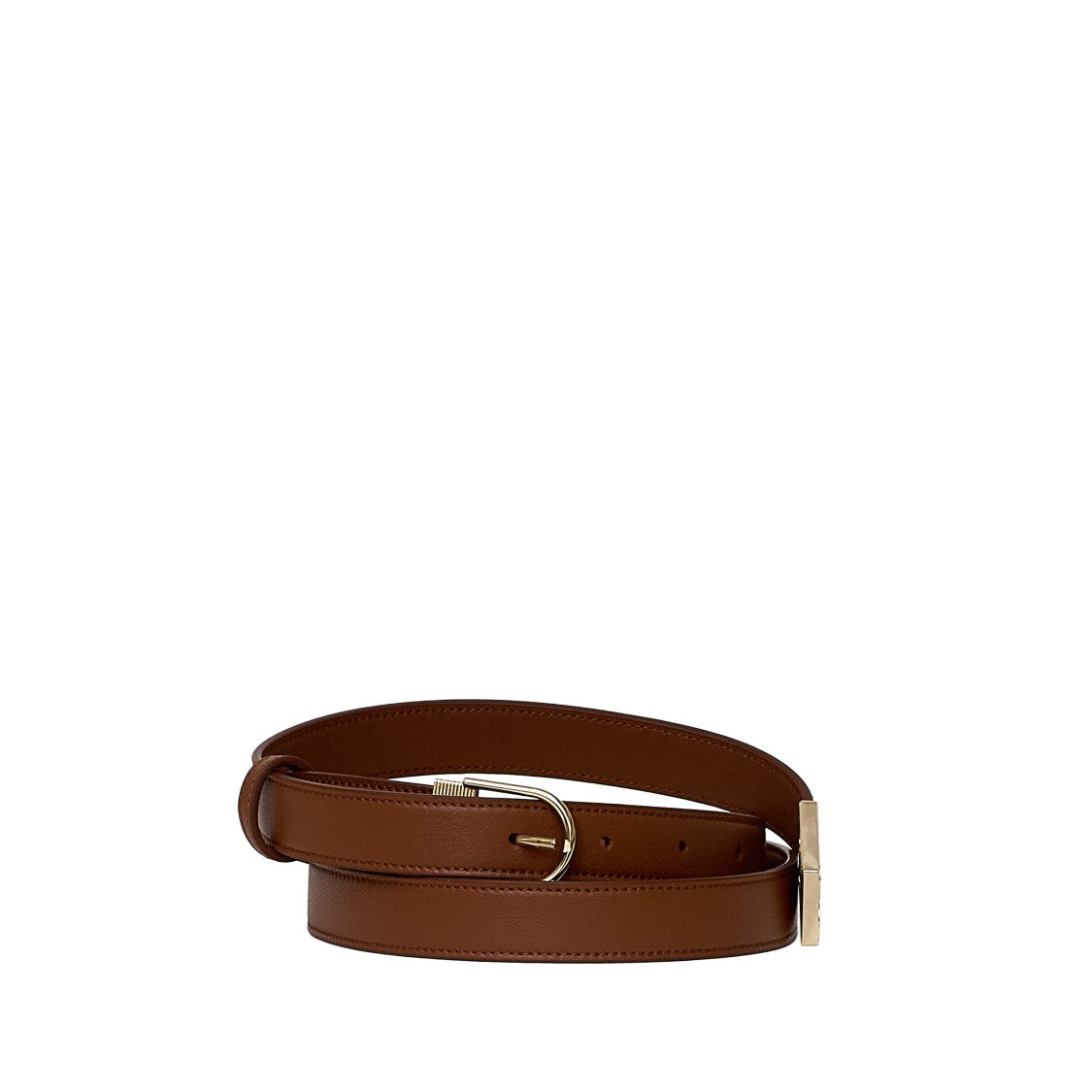 Victoria Beckham Dorian B Smooth Calfskin Leather Belt
