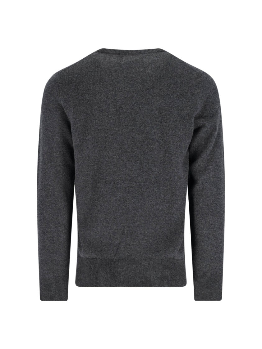 Polo Ralph Lauren Logo Wool Sweater – Grey