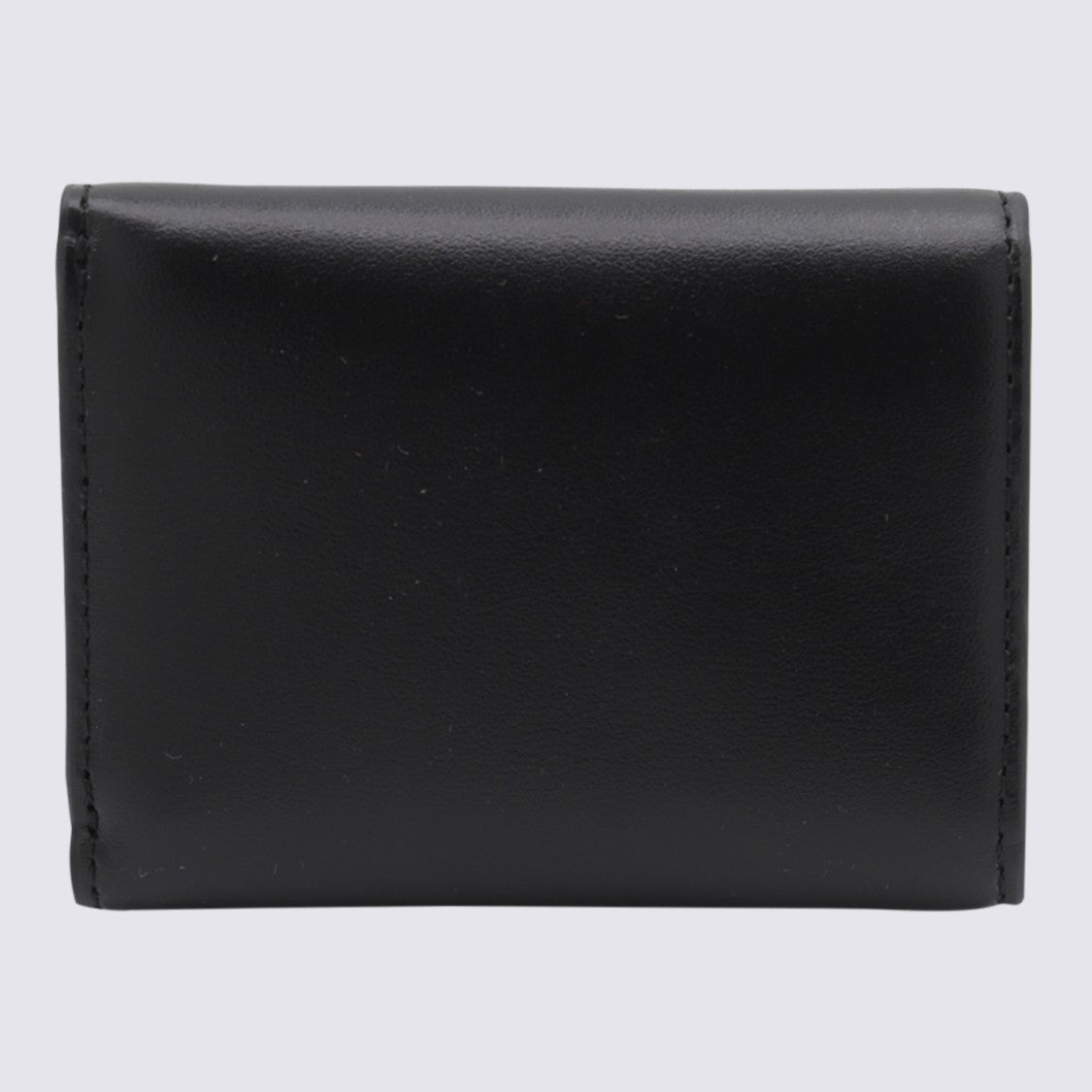 Diesel Compact Black Wallet With Distinctive Silver Emblem