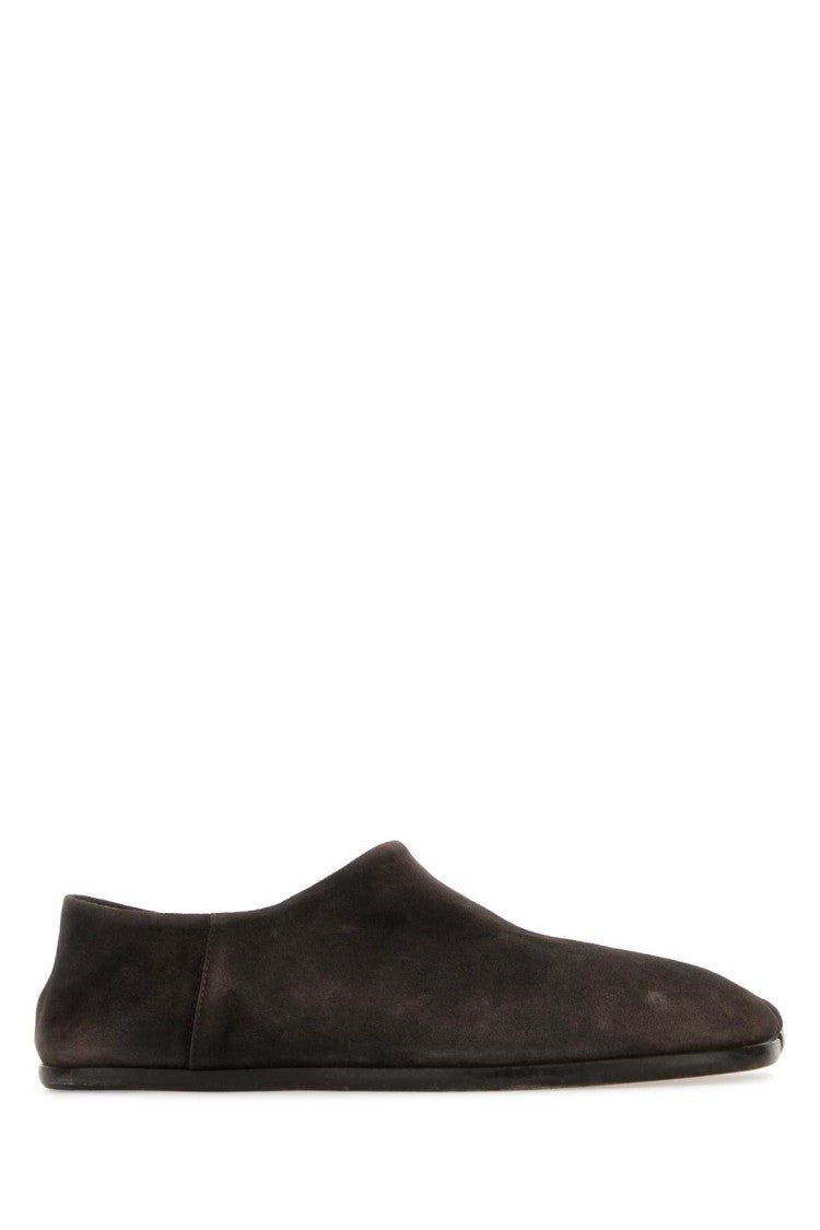 Maison Margiela Brown Suede Tabi Loafers