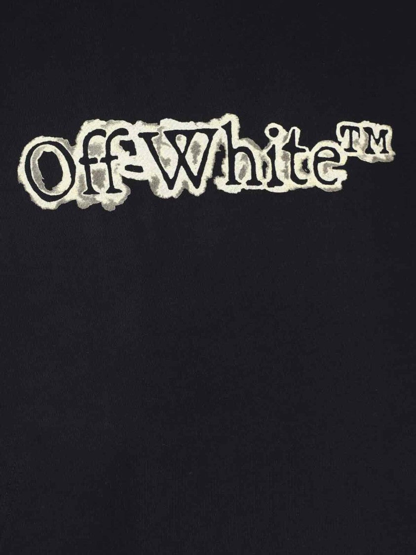 Off-White Classic Black Knit Sweater With Ribbed Details
