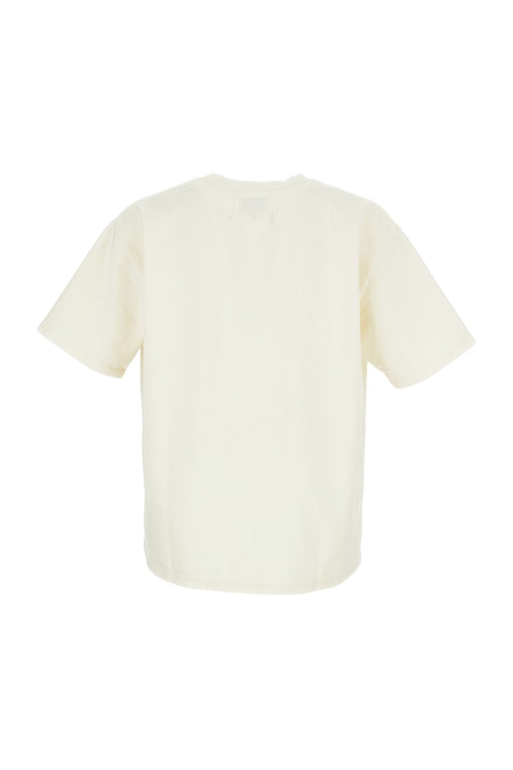 Rhude White Crew Neck T-Shirt With Short Sleeves